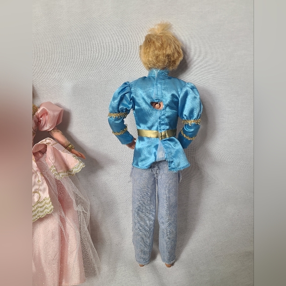Vintage 1997 Collectible Mattel Rapunzel Barbie and Ken As Prince Stefan dolls - Picture 6 of 7